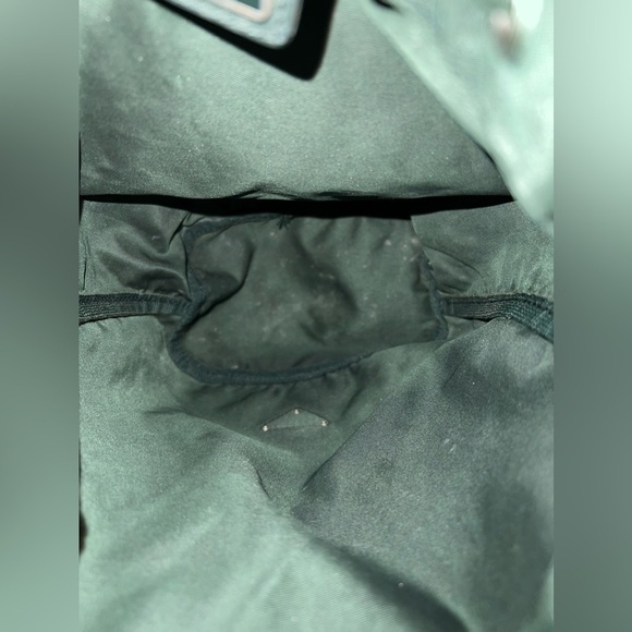 Prada NYLON DRAWSTRING BUCKET POUCH (green) - Picture 10 of 17